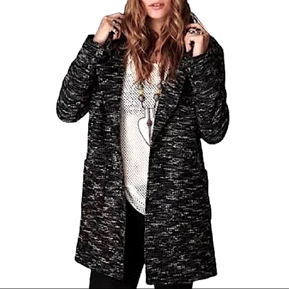 Free People Tweed Coat
